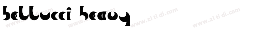 Bellucci Heavy字体转换